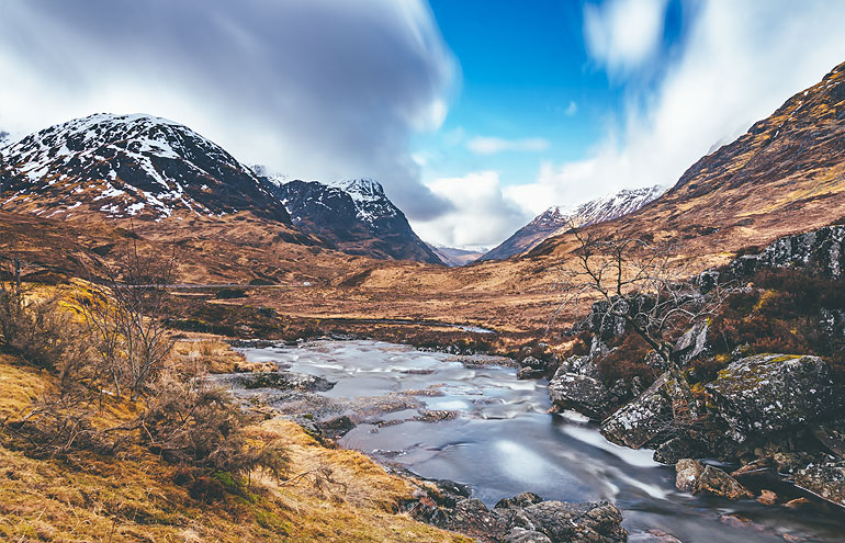 Beautiful landscape photo of Scotland